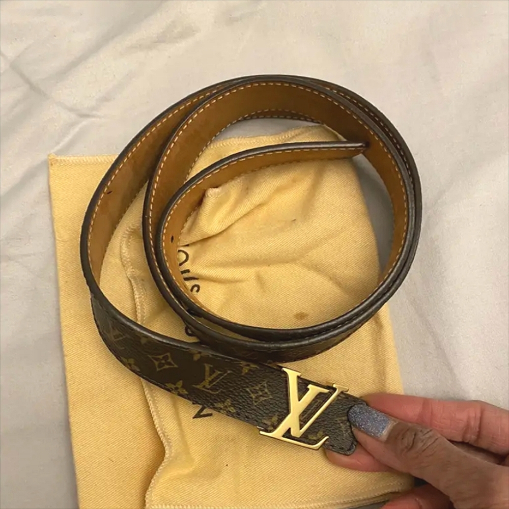 Louis Vuitton Monogram LV Buckle Belt
